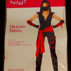 Costume Deadly Ninja/ Black/ Red